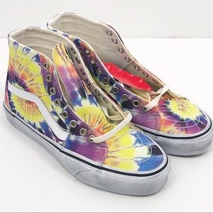 Vans Sk8-Hi Tapered Tie -Dye Shoe Sz 7.5 Women